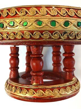 Thai Lanna Khantoke Serving Tray Home Decor